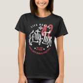 Het leven begint op 42 | 42e verjaardag t-shirt (Voorkant)
