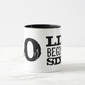 Het leven begint op 60 grappige 60ste verjaardag m mok (Midden)