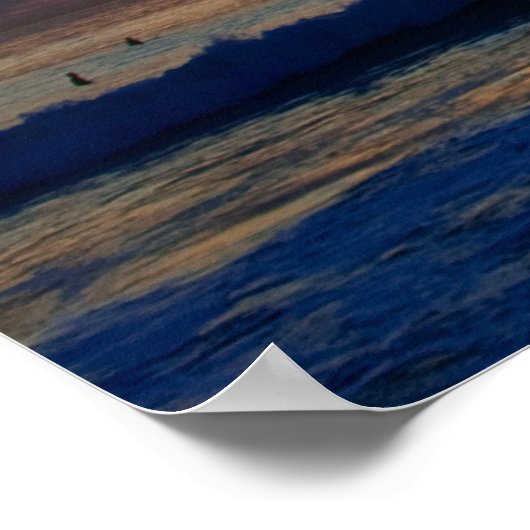 Het leven begint op zonsondergang poster (Hoek)