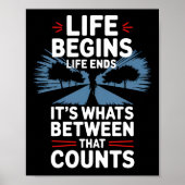 Het leven begint poster (Voorkant)
