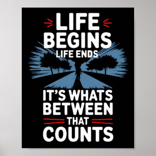 Het leven begint poster