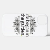 Het leven begon in de tuin Case-Mate iPhone case (Achterkant (horizontaal))