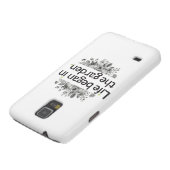 Het leven begon in de tuin Case-Mate samsung galaxy hoesje (Onderkant)