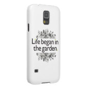 Het leven begon in de tuin Case-Mate samsung galaxy hoesje (Back/Rechts)