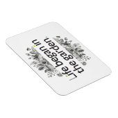 Het leven begon in de tuin magneet (Rechterzijde)