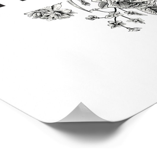 Het leven begon in de tuin poster (Hoek)