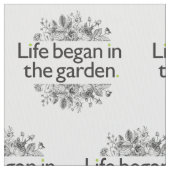 Het leven begon in de tuin stof (Close Up)