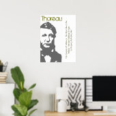 Het leven bestaat uit Wilde Thoreau-Poster Poster (Thuiskantoor)