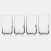 Het leven beter met geitenblik glas set (Rechts)