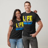 Het leven beter met Mini Golfer Golfing Swing Ho T-shirt (Unisex)