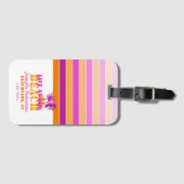Het leven bij de Aangepersonaliseerde Beach Bagagelabel (Voorkant (horizontaal))