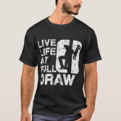 Het leven bij Full Draw Bowhunting T-shirt (Voorkant)