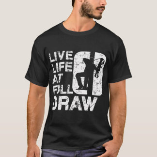 Het leven bij Full Draw Bowhunting T-shirt