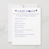 Het leven: Binnenkort bij ons thuis komen, baby sh Kaart (Achterkant)