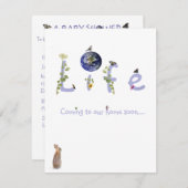 Het leven: Binnenkort bij ons thuis komen, baby sh Kaart (Voorkant / Achterkant)