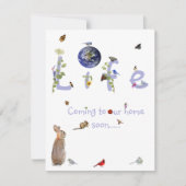 Het leven: Binnenkort bij ons thuis komen, baby sh Kaart (Voorkant)