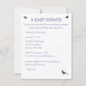 Het leven: Binnenkort bij ons thuis komen, baby sh Kaart (Achterkant)