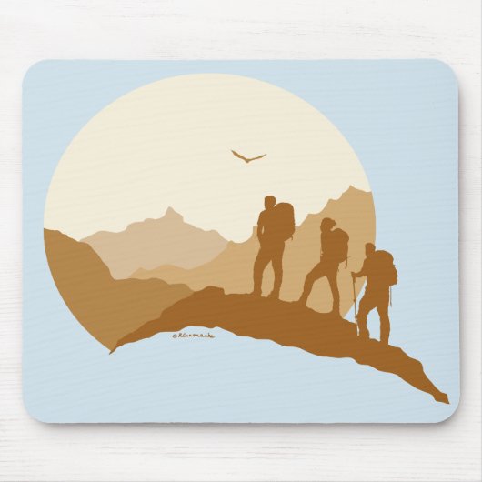 Het leven buiten houden van het Wandelen met Vrien Muismat (Voorkant)