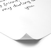 Het leven citeert, familie, je mist, vrienden uit  poster (Hoek)