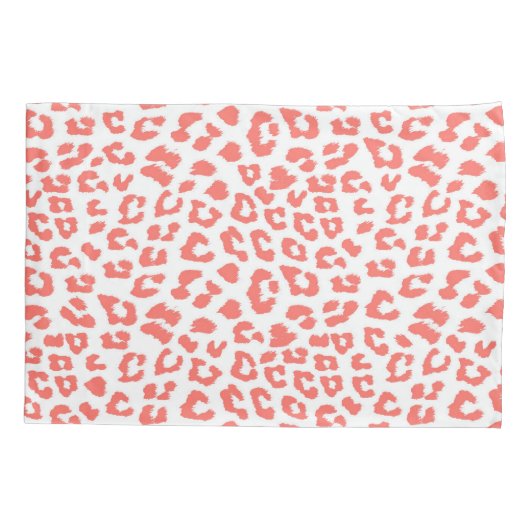 Het leven de Druk van de Luipaard van het Koraal Kussensloop (Achterkant)