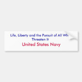 Het leven, de vrijheid en het nastreven van iedere bumpersticker (Voorkant)