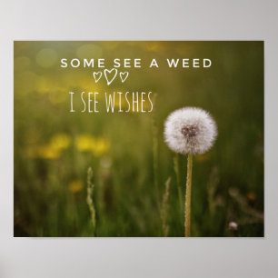 Het leven door een positief Lens-Poster Poster