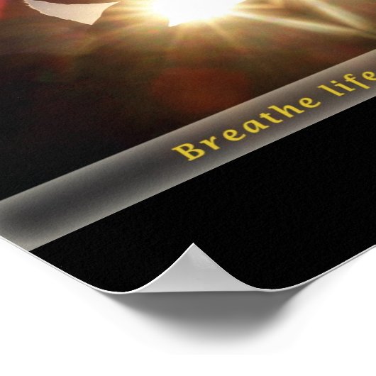 Het leven door het hart breken poster (Hoek)