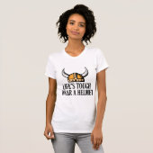 Het leven Draag een helm T-shirt (Voorkant volledig)