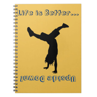 Het leven draait allemaal om de handgrepen! notitieboek