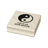 Het leven draait allemaal om het Yin Yang heilige  Rubberstempel (Stempel)