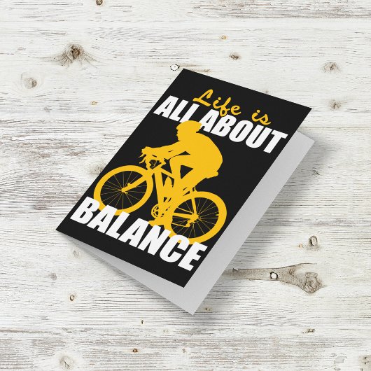 Het leven draait allemaal om Kaart in evenwicht