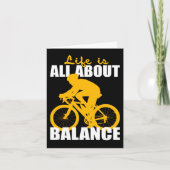Het leven draait allemaal om Kaart in evenwicht (Voorkant)