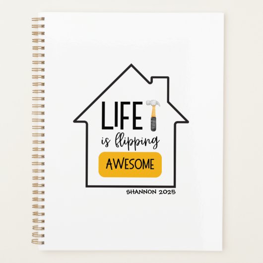 Het leven draait Geweldige planner om (Voorkant)