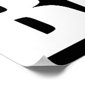 Het leven draait om balans fietsen Motivatie Poster (Hoek)