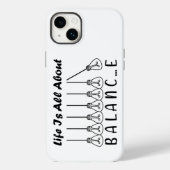 Het leven draait om evenwicht en motivatie inspira Case-Mate iPhone case (Achterkant)