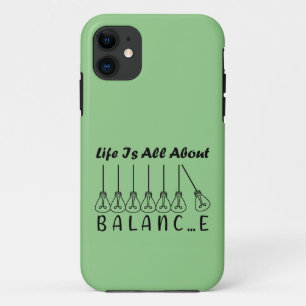 Het leven draait om evenwicht en motivatie inspira Case-Mate iPhone case