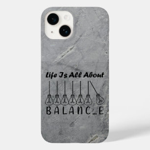 Het leven draait om evenwicht en motivatie inspira Case-Mate iPhone 14 hoesje