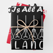 Het leven draait om evenwicht en motivatie inspira inpakpapier vel (In situ)