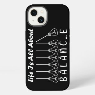 Het leven draait om evenwicht en motivatie inspira iPhone 13 hoesje