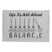 Het leven draait om evenwicht en motivatie inspira kussensloop (Achterkant-Links)