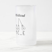 Het leven draait om evenwicht en motivatie inspira matglas bierpul (Center)