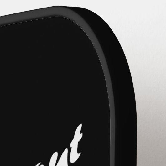 Het leven draait om evenwicht en motivatie inspira pickleball paddle (Links Detail)