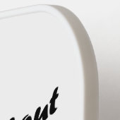 Het leven draait om evenwicht en motivatie inspira pickleball paddle (Links Detail)