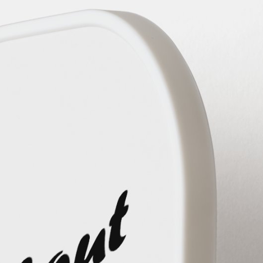 Het leven draait om evenwicht en motivatie inspira pickleball paddle (Links Detail)