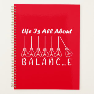 Het leven draait om evenwicht en motivatie inspira planner