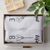 Het leven draait om evenwicht en motivatie inspira tissuepapier (Geschenk)