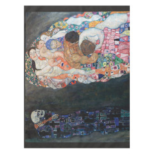 Het leven en de dood, en de Maagd Gustav Klimt Fle Tafelkleed