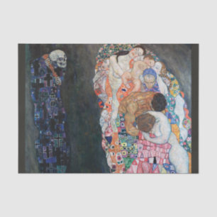 Het leven en de dood, en de Maagd Gustav Klimt Fle Tissuepapier