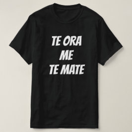 Het leven en de dood in Maori... T-shirt