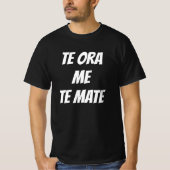 Het leven en de dood in Maori... T-shirt (Voorkant)